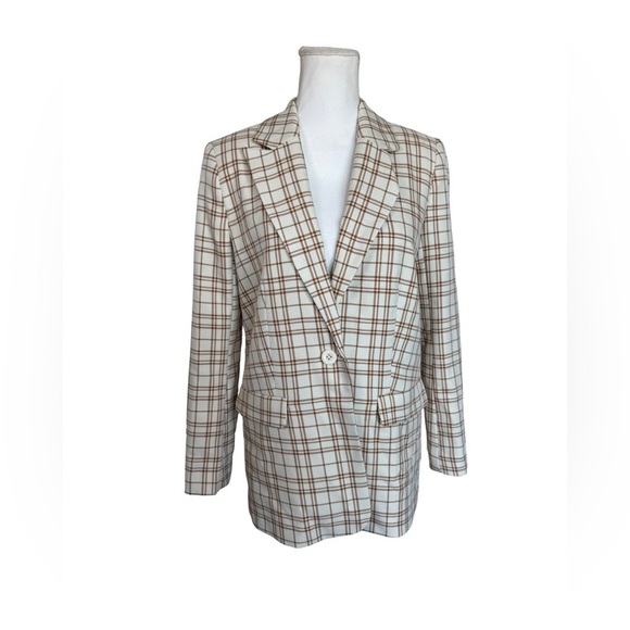 Melrose and Market Plaid Blazer | Small - Picture 1 of 5